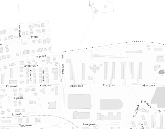 Mapa z adresem organizacji