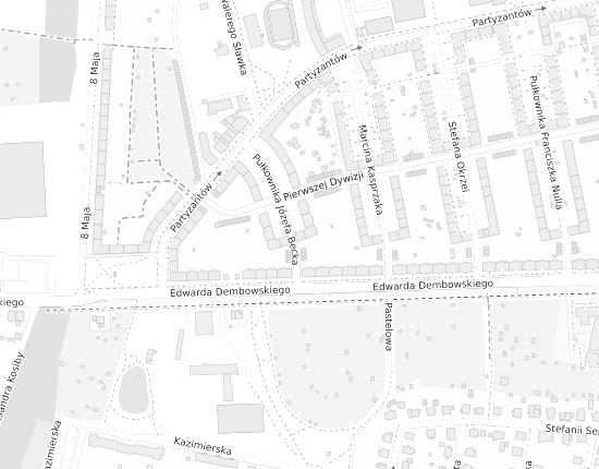 Mapa z adresem organizacji