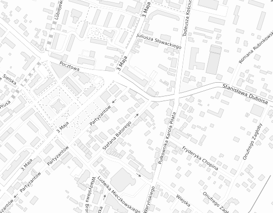 Mapa z adresem organizacji