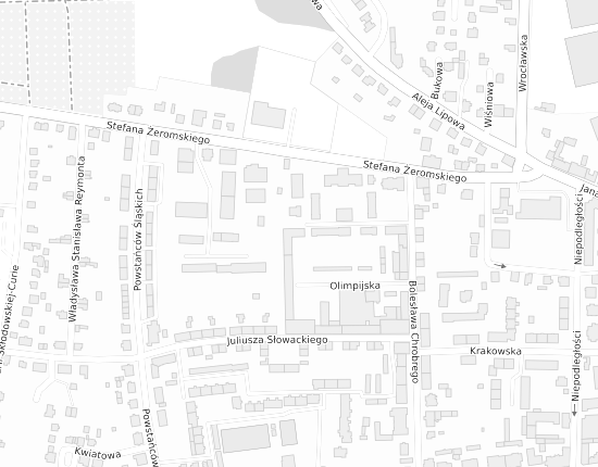 Mapa z adresem organizacji