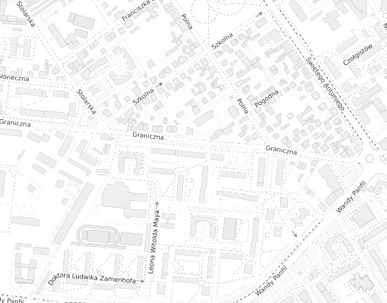 Mapa z adresem organizacji