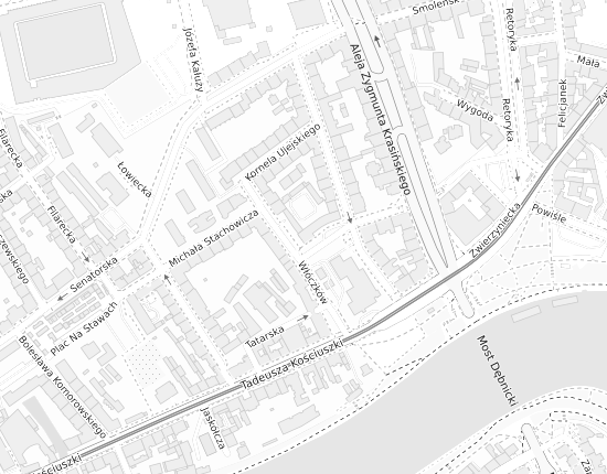 Mapa z adresem organizacji