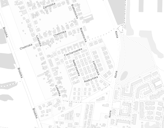 Mapa z adresem organizacji
