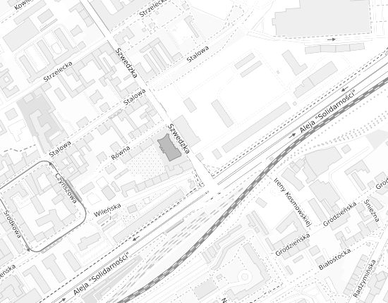 Mapa z adresem organizacji