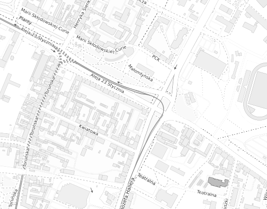 Mapa z adresem organizacji