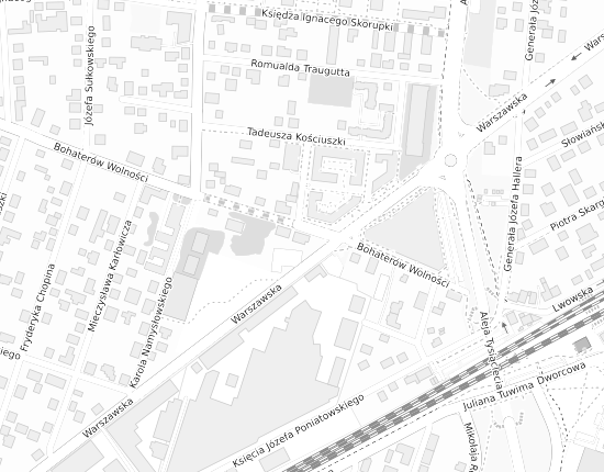 Mapa z adresem organizacji