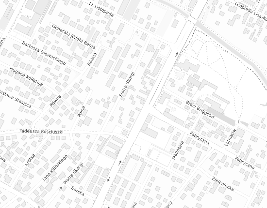 Mapa z adresem organizacji