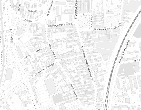 Mapa z adresem organizacji