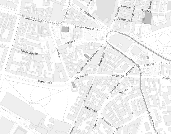 Mapa z adresem organizacji