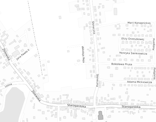 Mapa z adresem organizacji