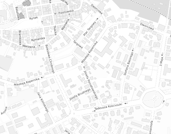 Mapa z adresem organizacji