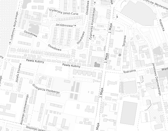 Mapa z adresem organizacji