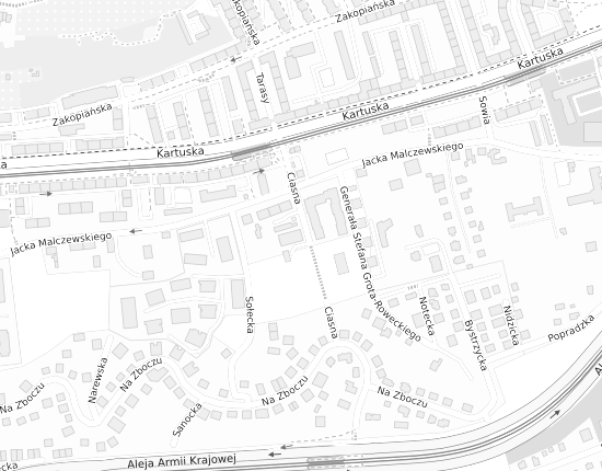 Mapa z adresem organizacji