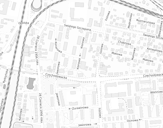 Mapa z adresem organizacji
