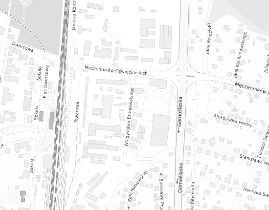 Mapa z adresem organizacji