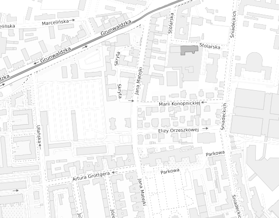 Mapa z adresem organizacji