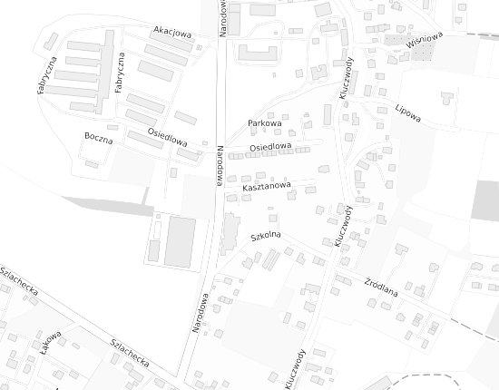 Mapa z adresem organizacji