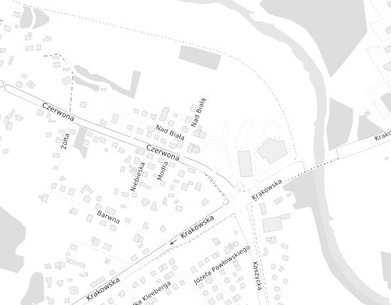 Mapa z adresem organizacji
