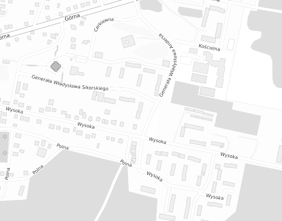Mapa z adresem organizacji