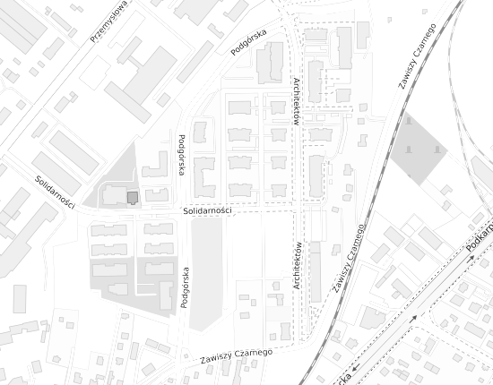 Mapa z adresem organizacji