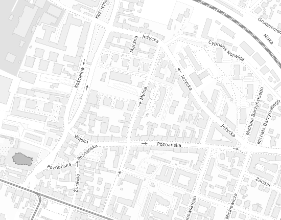 Mapa z adresem organizacji
