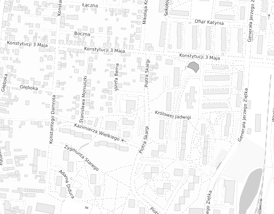 Mapa z adresem organizacji