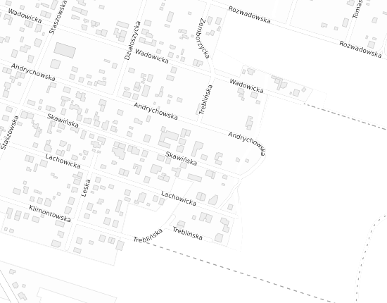 Mapa z adresem organizacji