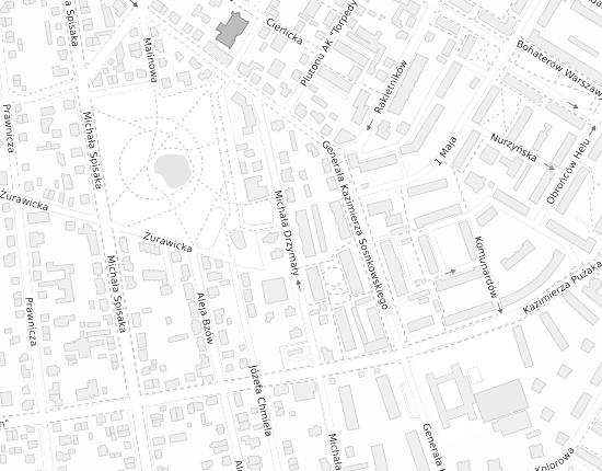 Mapa z adresem organizacji