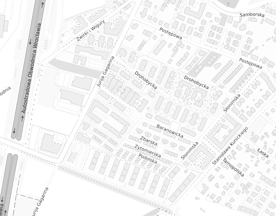 Mapa z adresem organizacji