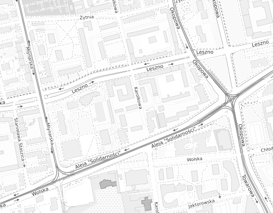 Mapa z adresem organizacji