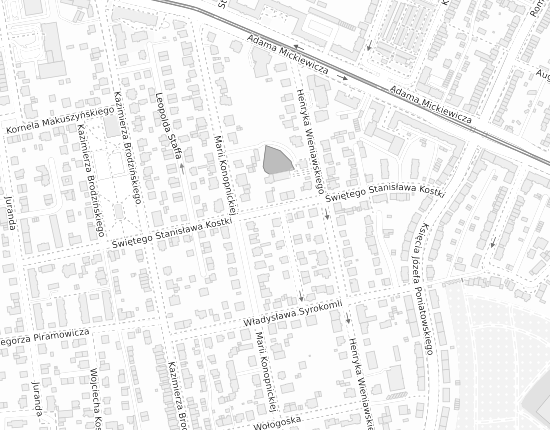 Mapa z adresem organizacji