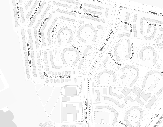 Mapa z adresem organizacji