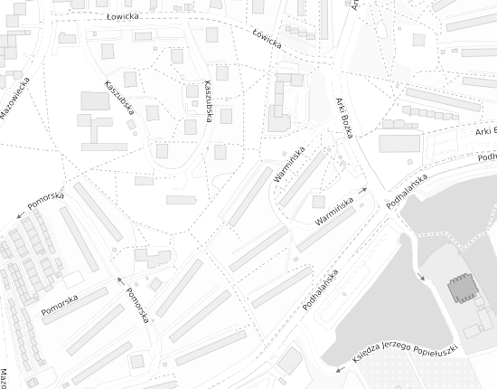 Mapa z adresem organizacji