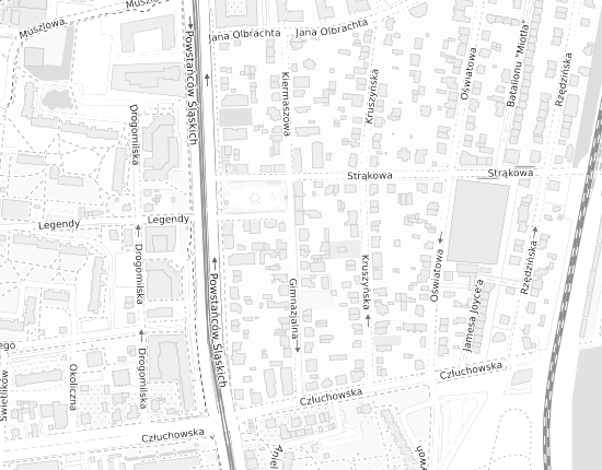 Mapa z adresem organizacji
