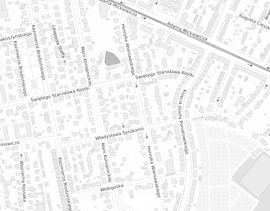 Mapa z adresem organizacji