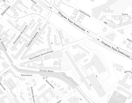 Mapa z adresem organizacji