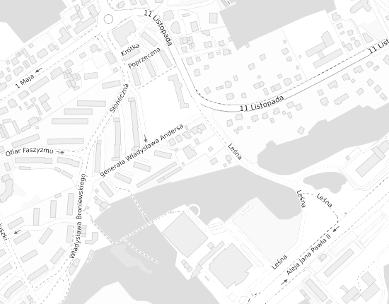 Mapa z adresem organizacji