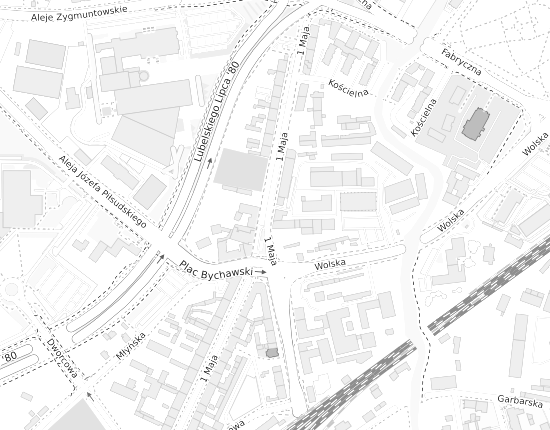 Mapa z adresem organizacji