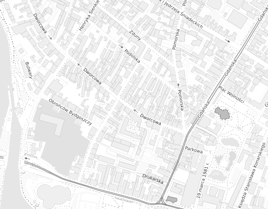 Mapa z adresem organizacji