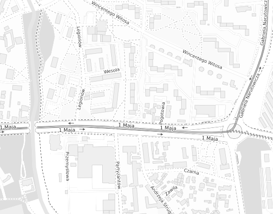 Mapa z adresem organizacji