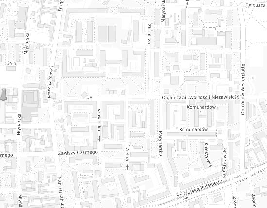 Mapa z adresem organizacji
