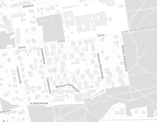 Mapa z adresem organizacji