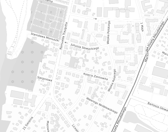 Mapa z adresem organizacji