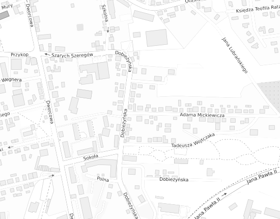 Mapa z adresem organizacji