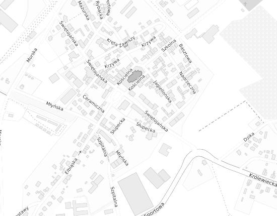 Mapa z adresem organizacji