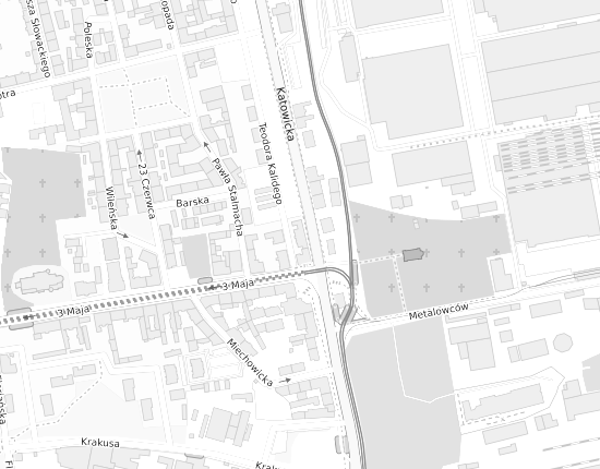 Mapa z adresem organizacji