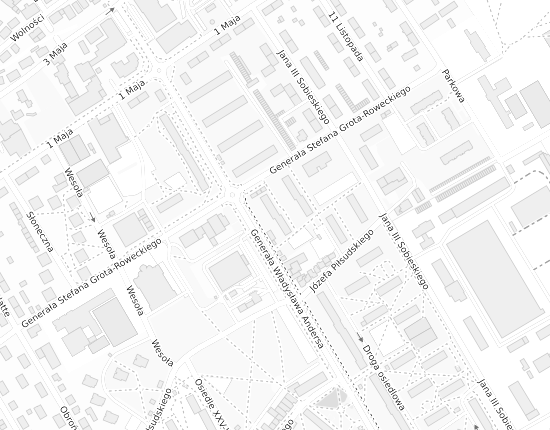 Mapa z adresem organizacji