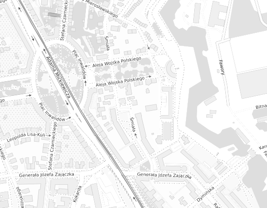 Mapa z adresem organizacji