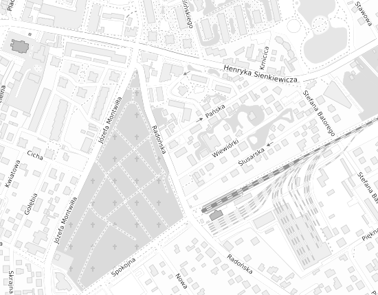 Mapa z adresem organizacji