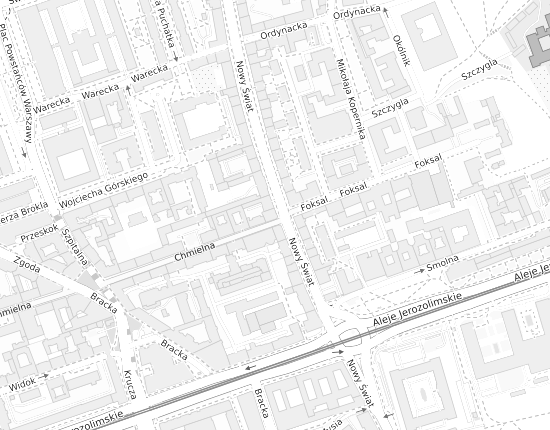 Mapa z adresem organizacji